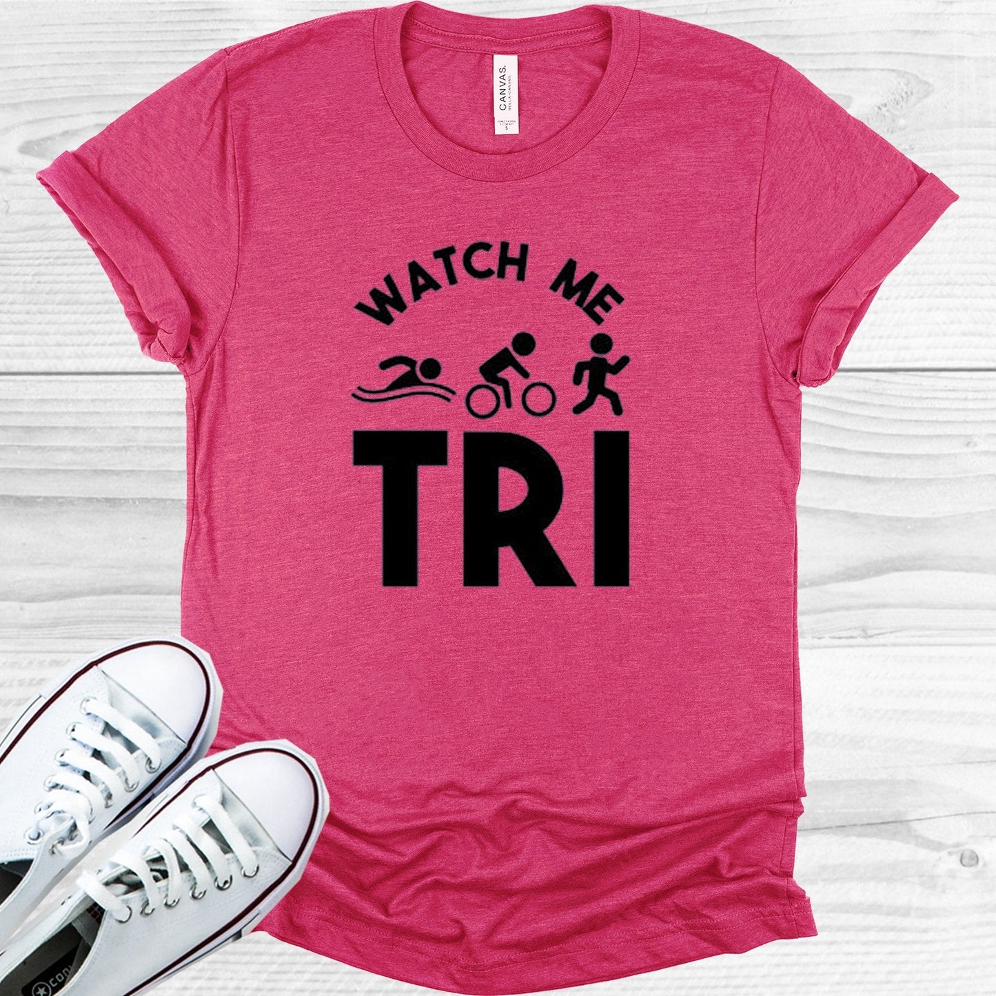 Watch Me Tri Graphic Tee