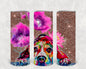 Watercolor Dog 20 oz Skinny Tumbler