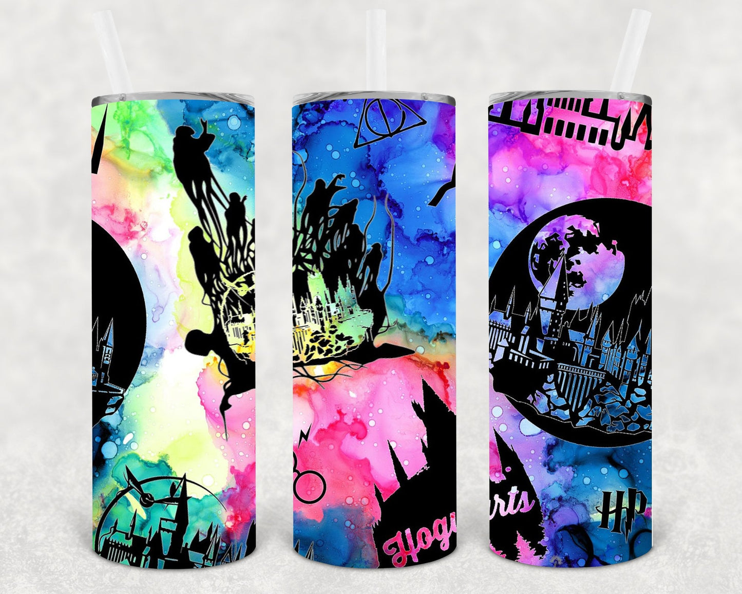 Watercolor HP 20 oz Skinny Tumbler