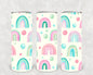 Watercolor Rainbow 20 oz Skinny Tumbler