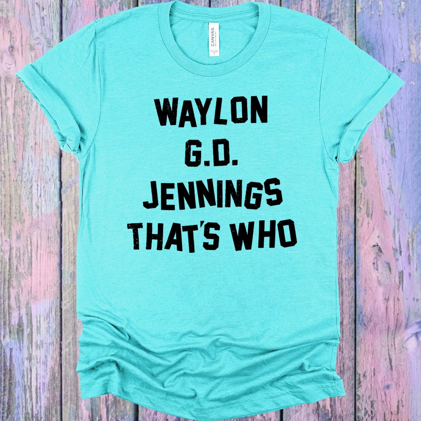 Waylon GD Jennings That's Who Graphic Tee