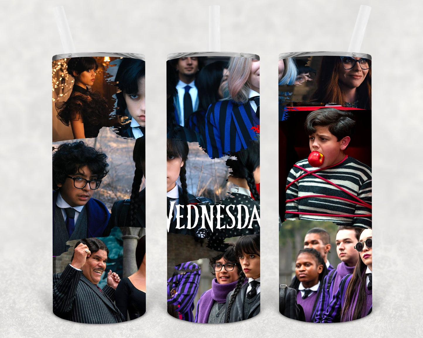 Wednesday 20 oz Skinny Tumbler