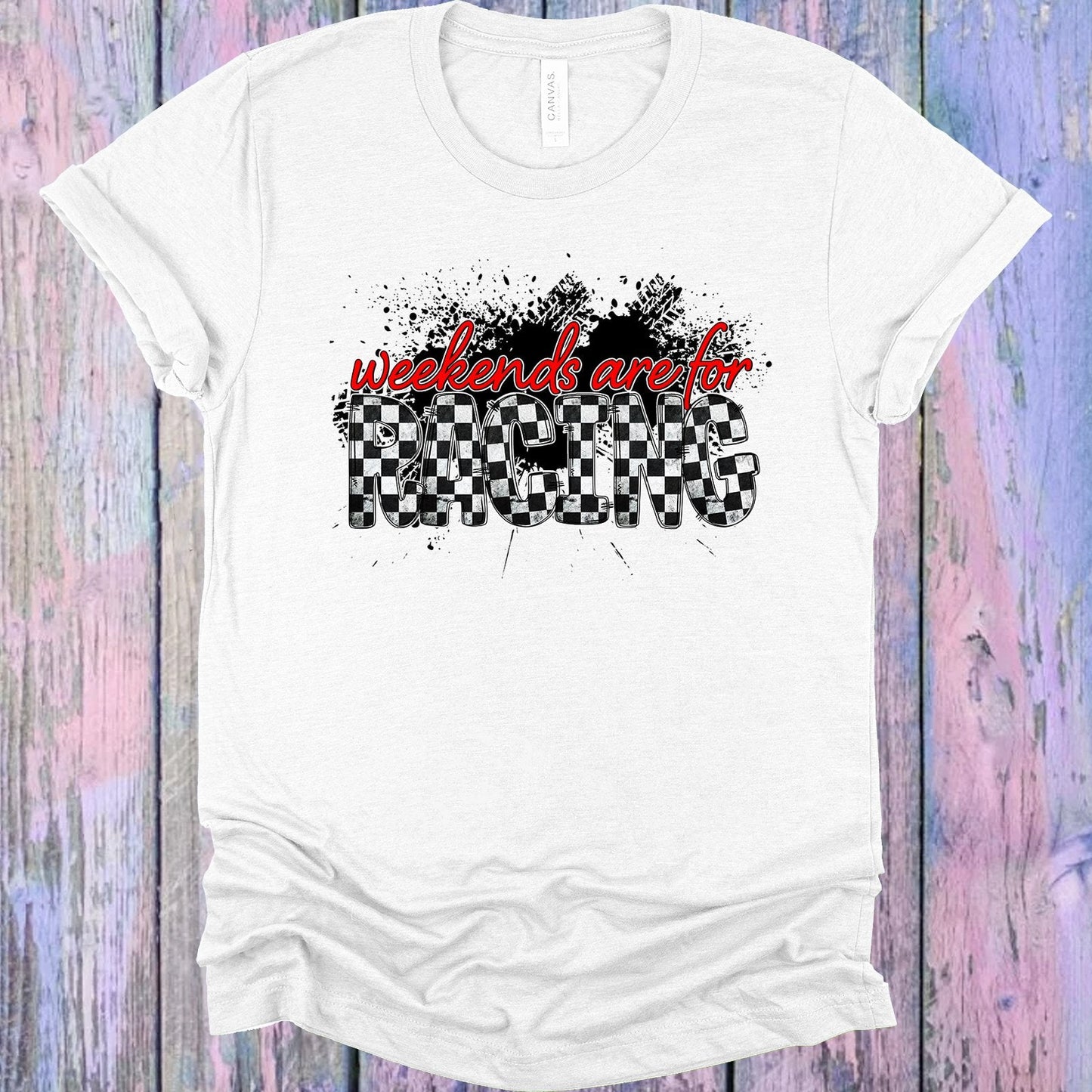 Weekends are for Racing Graphic Tee