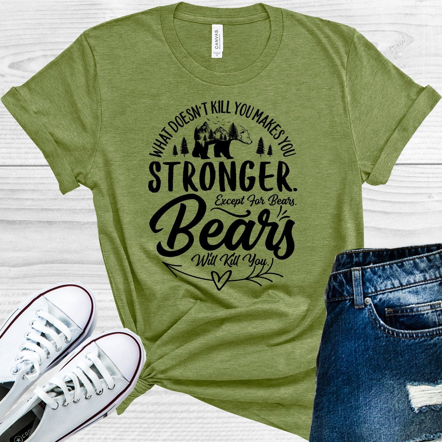 What Doesn't Kill You Makes You Stronger Graphic Tee