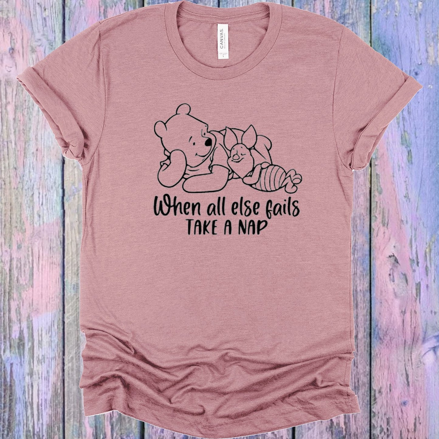 When All Else Fails Take a Nap Graphic Tee