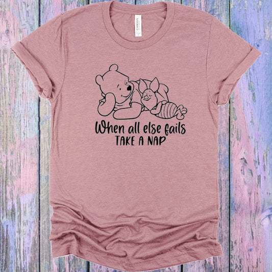 When All Else Fails Take a Nap Graphic Tee
