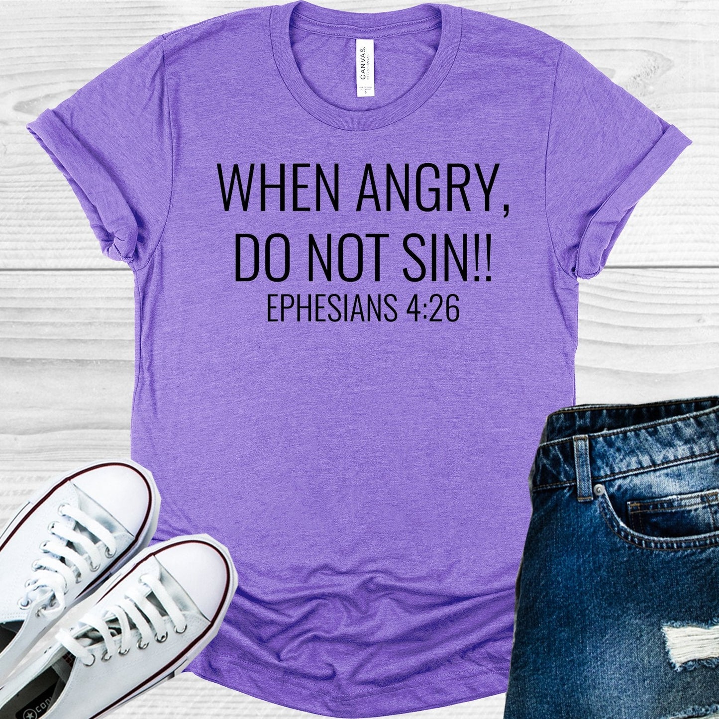 When Angry Do Not Sin Graphic Tee