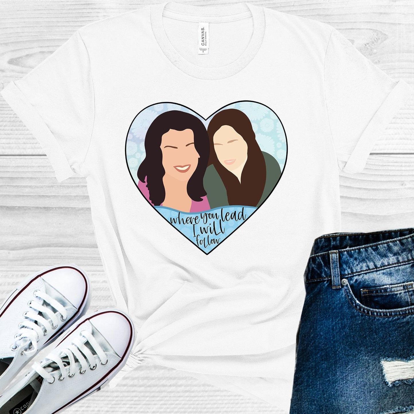 Where You Lead I Will Follow Graphic Tee