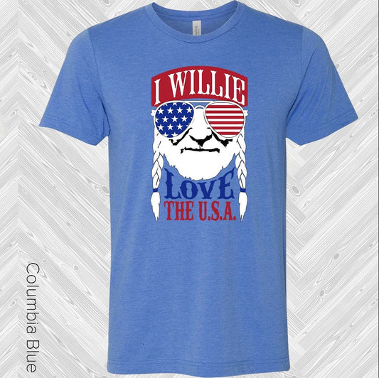 Willie Love the USA Graphic Tee