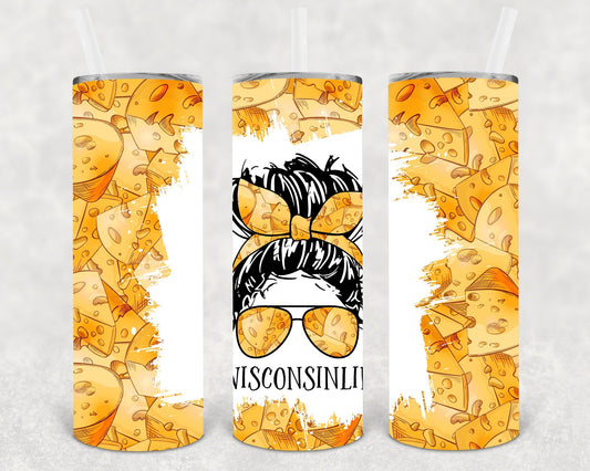 Wisconsin Life #wisconsinlife 20 oz Skinny Tumbler