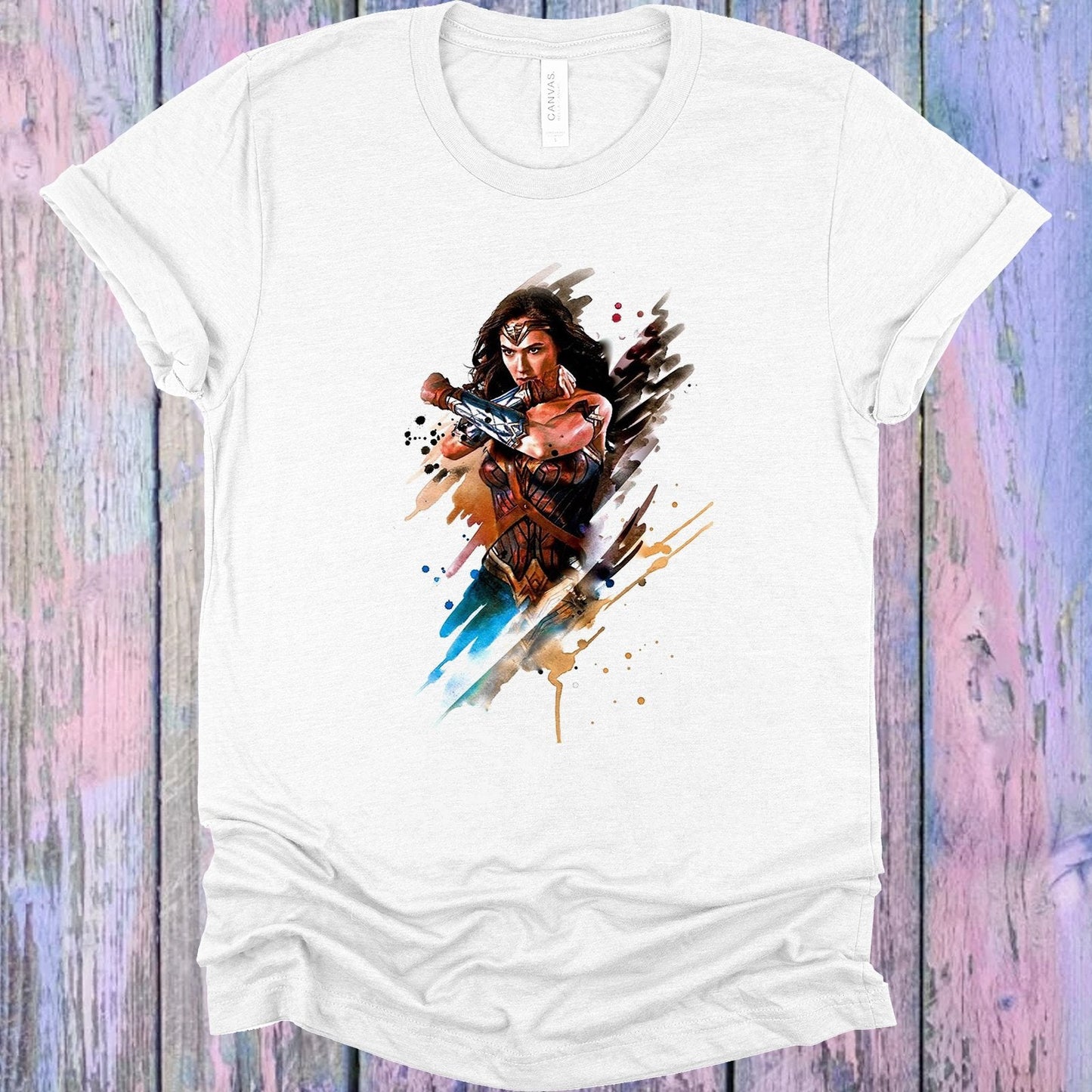 Wonder Woman Watercolor Graphic Tee