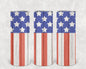 Wooden Flag 20 oz Skinny Tumbler