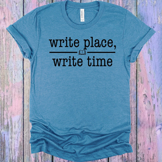 Write Place Write Time Graphic Tee