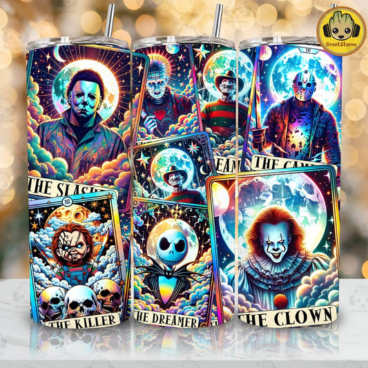 Horror Tarot 20 oz Skinny Tumbler