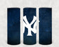 Yankees 20 oz Skinny Tumbler