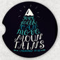 Car Coaster Set - Your Faith Can Move Mountains