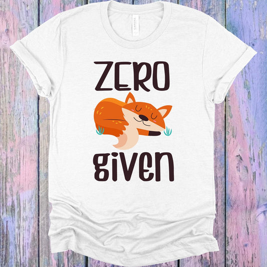 Zero Fox Given Graphic Tee