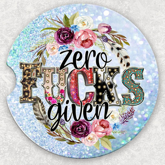 Car Coaster Set - Zero F***s Given
