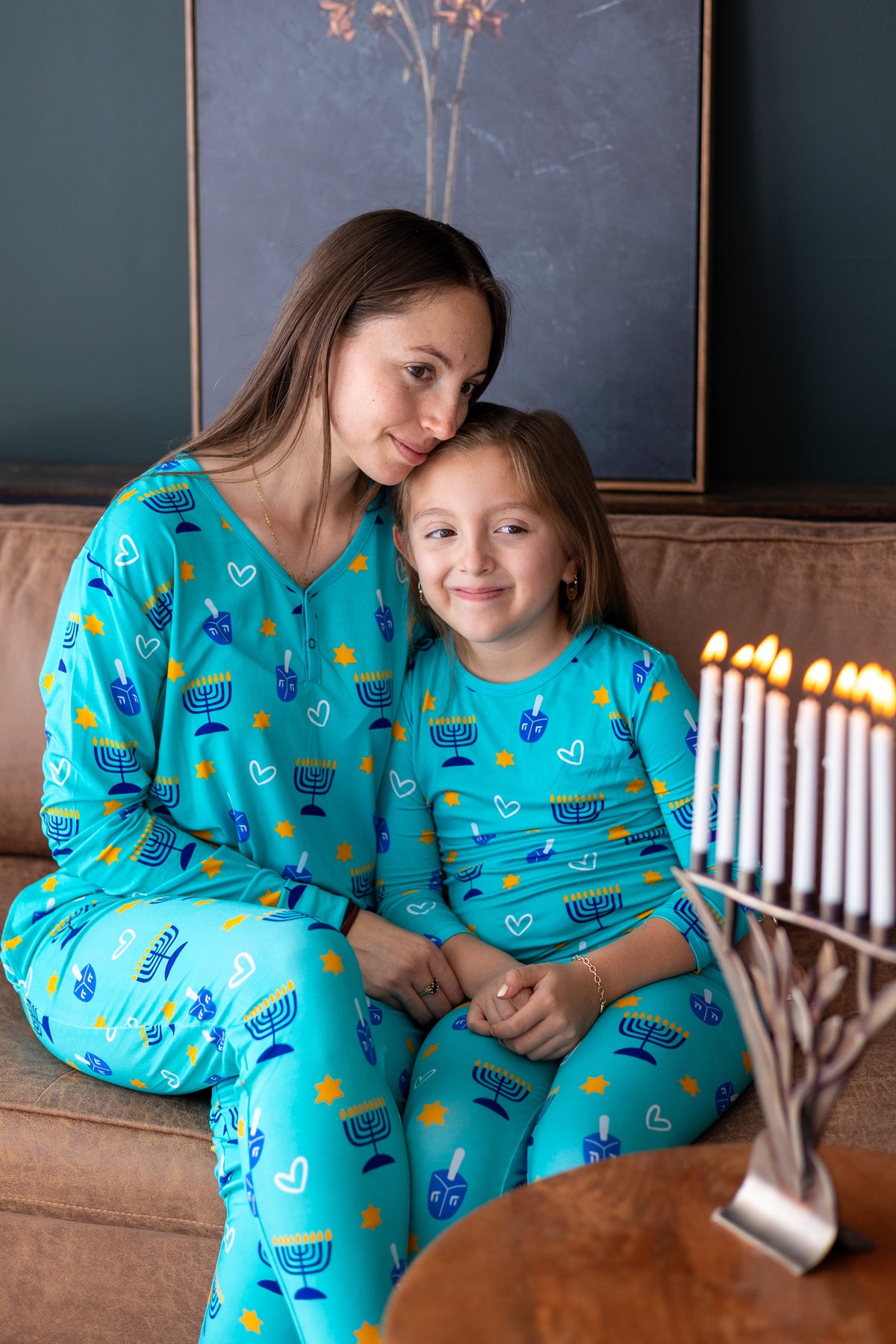 Hanukkah Shine Bright Blue Two Piece Set