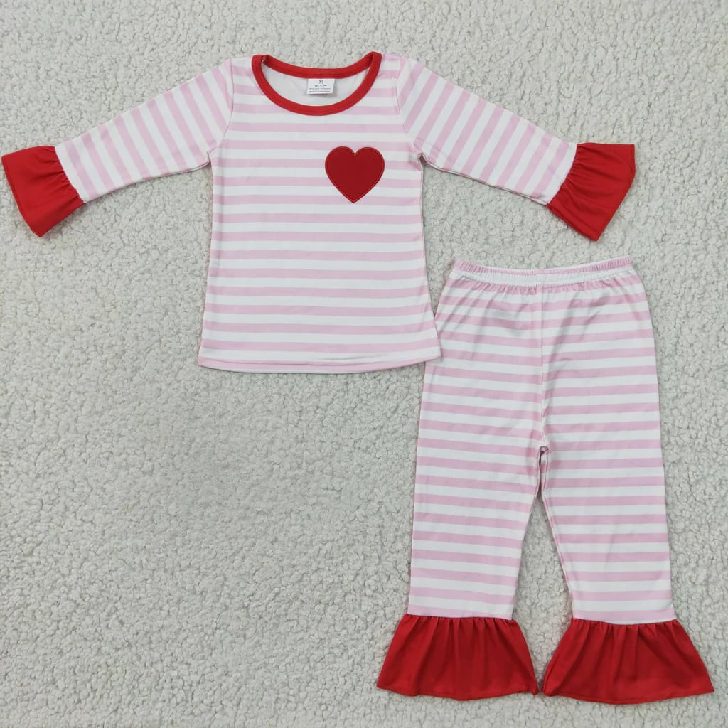 PREORDER: Stripe Embroidered Heart Set 12.30.24