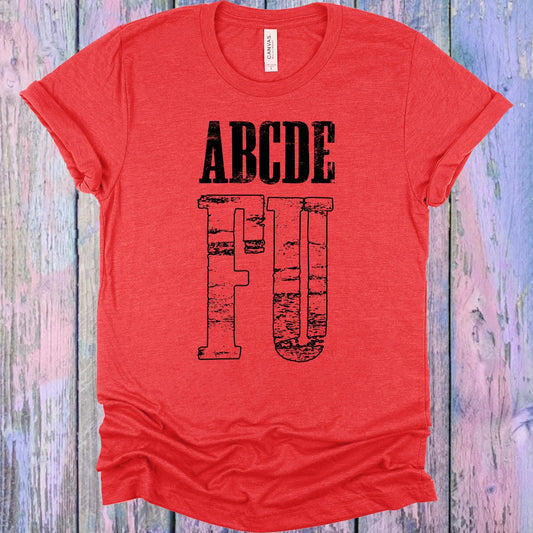 ABCDE FU Graphic Tee