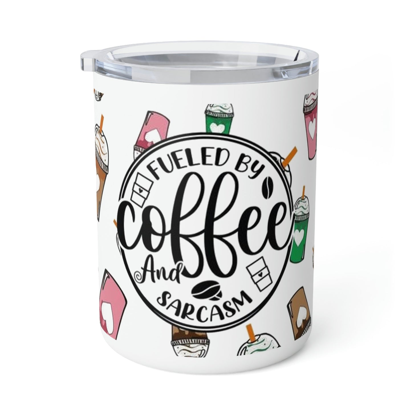 Fueled by - Insulated Coffee Mug, 10oz