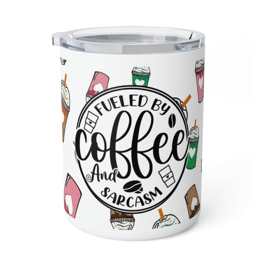 Fueled by - Insulated Coffee Mug, 10oz