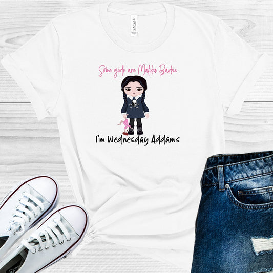 Some Girls are Malibu B I'm Wednesday Addams Graphic Tee