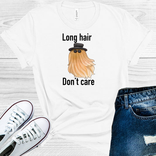 Long Hair Don't Care Graphic Tee