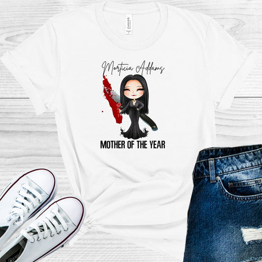 Morticia Addams Mother of the Year Graphic Tee