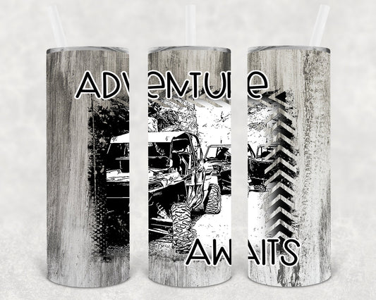 Adventure Awaits 20 oz Skinny Tumbler
