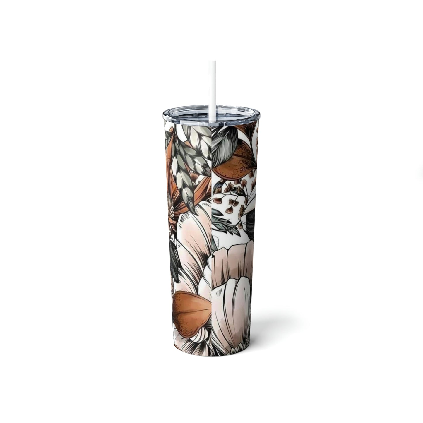 Floral Mama - Skinny Tumbler