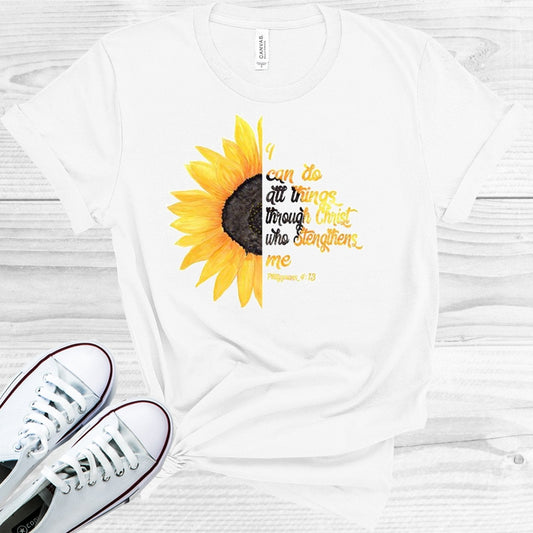 I Can Do All Things Through Christ Who Strengthens Me Graphic Tee
