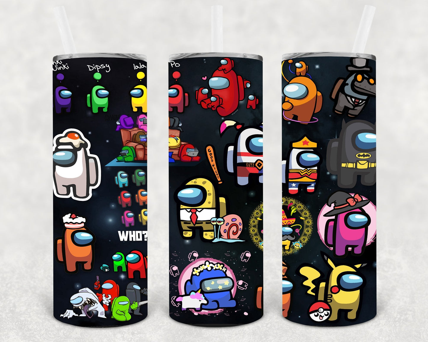 Among Us 20 oz Skinny Tumbler