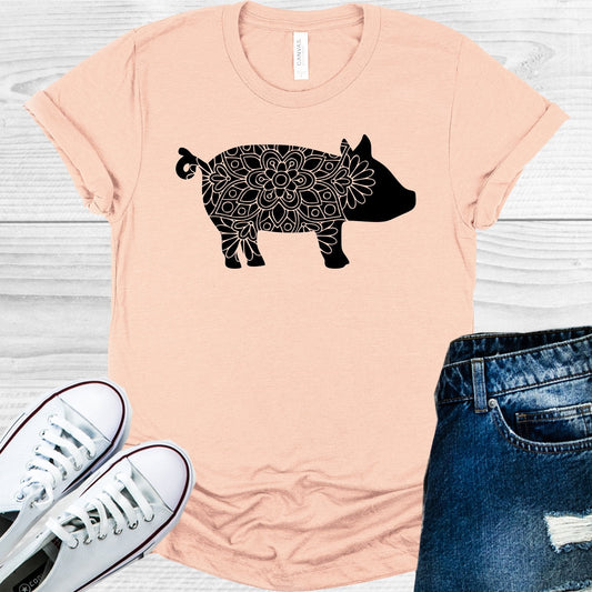 Pig Mandala Graphic Tee