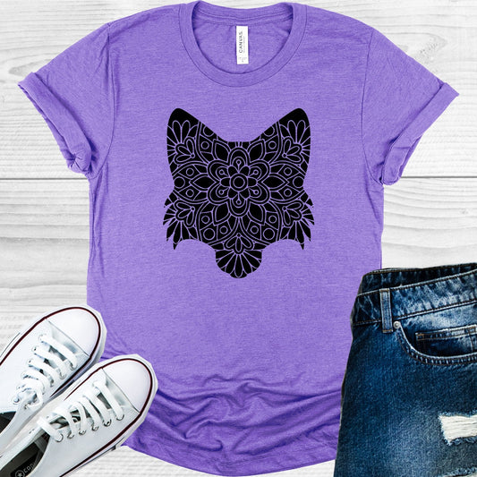Fox Face Mandala Graphic Tee