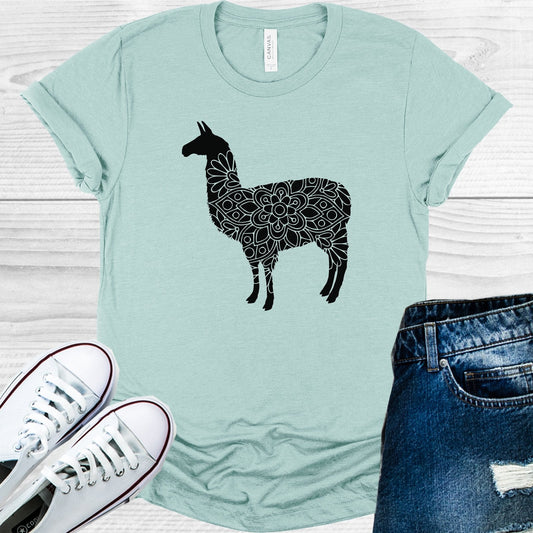 Llama Mandala Graphic Tee