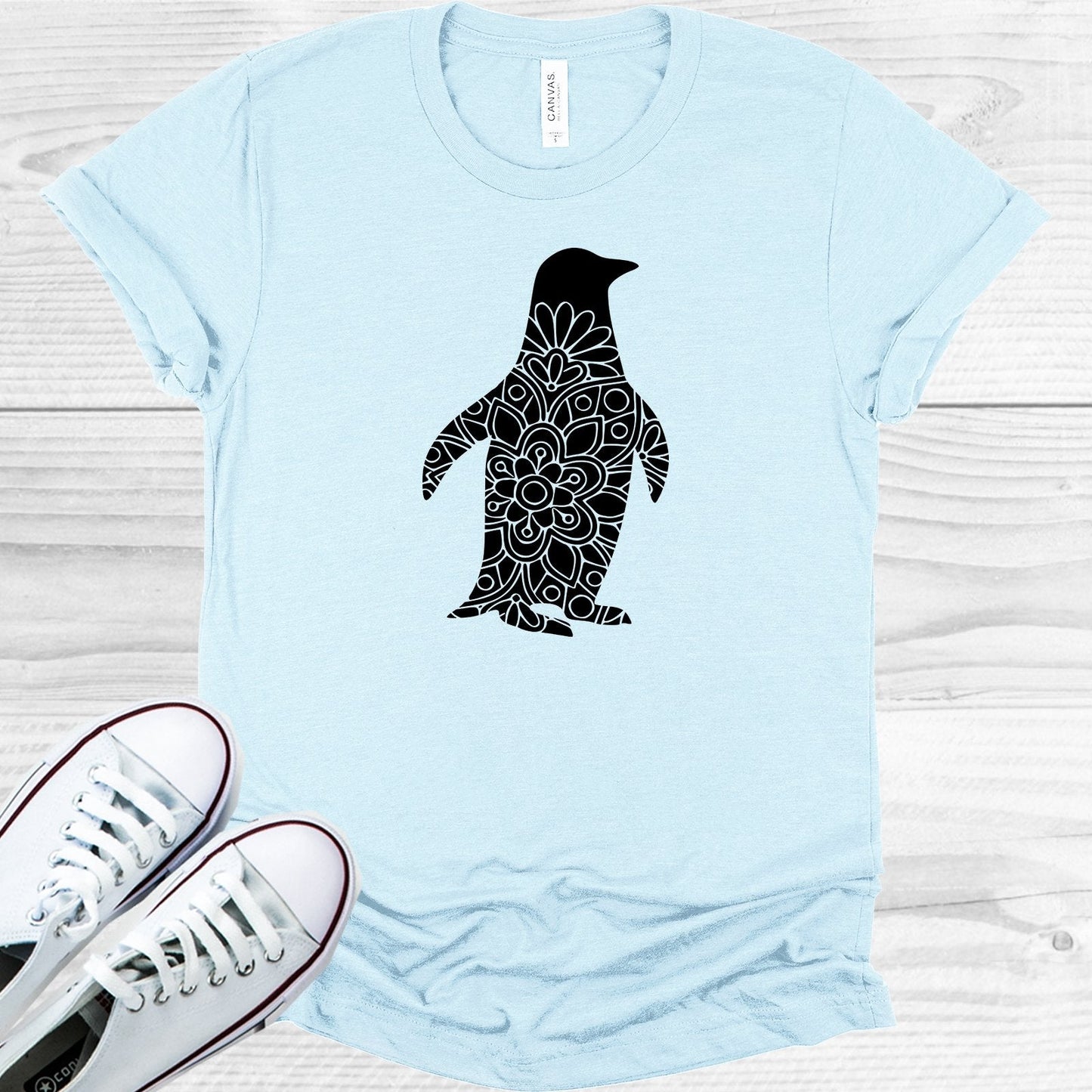 Penguin Mandala Graphic Tee