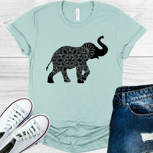 Elephant Mandala Graphic Tee