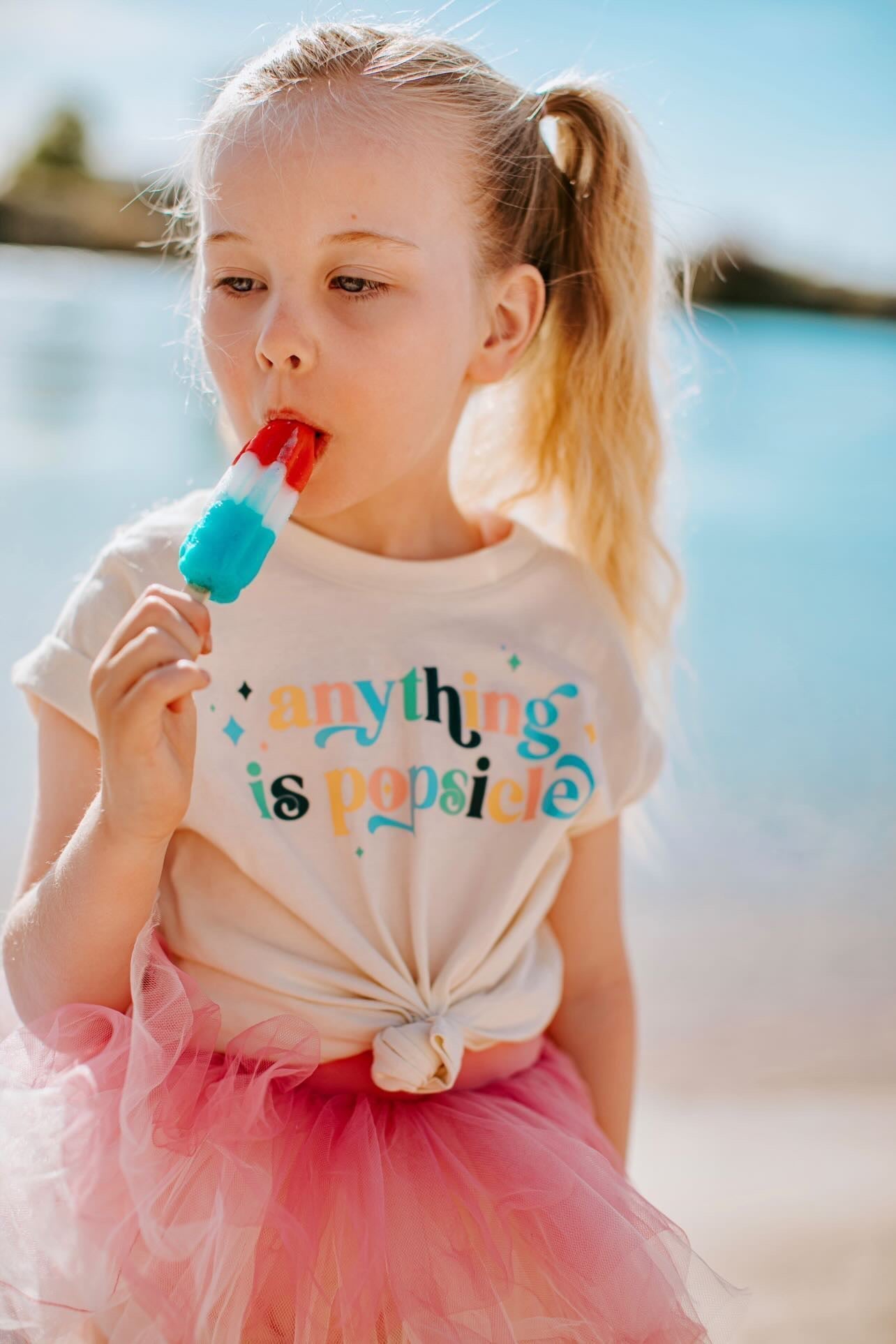 Anything Is Popsicle Retro Kids T-Shirt