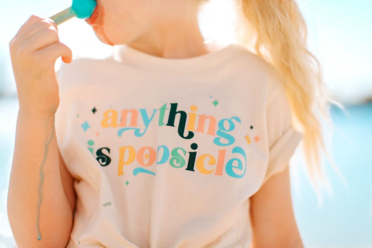 Anything Is Popsicle Retro Kids T-Shirt