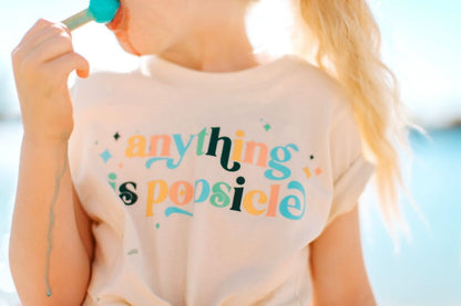 Anything Is Popsicle Retro Kids T-Shirt