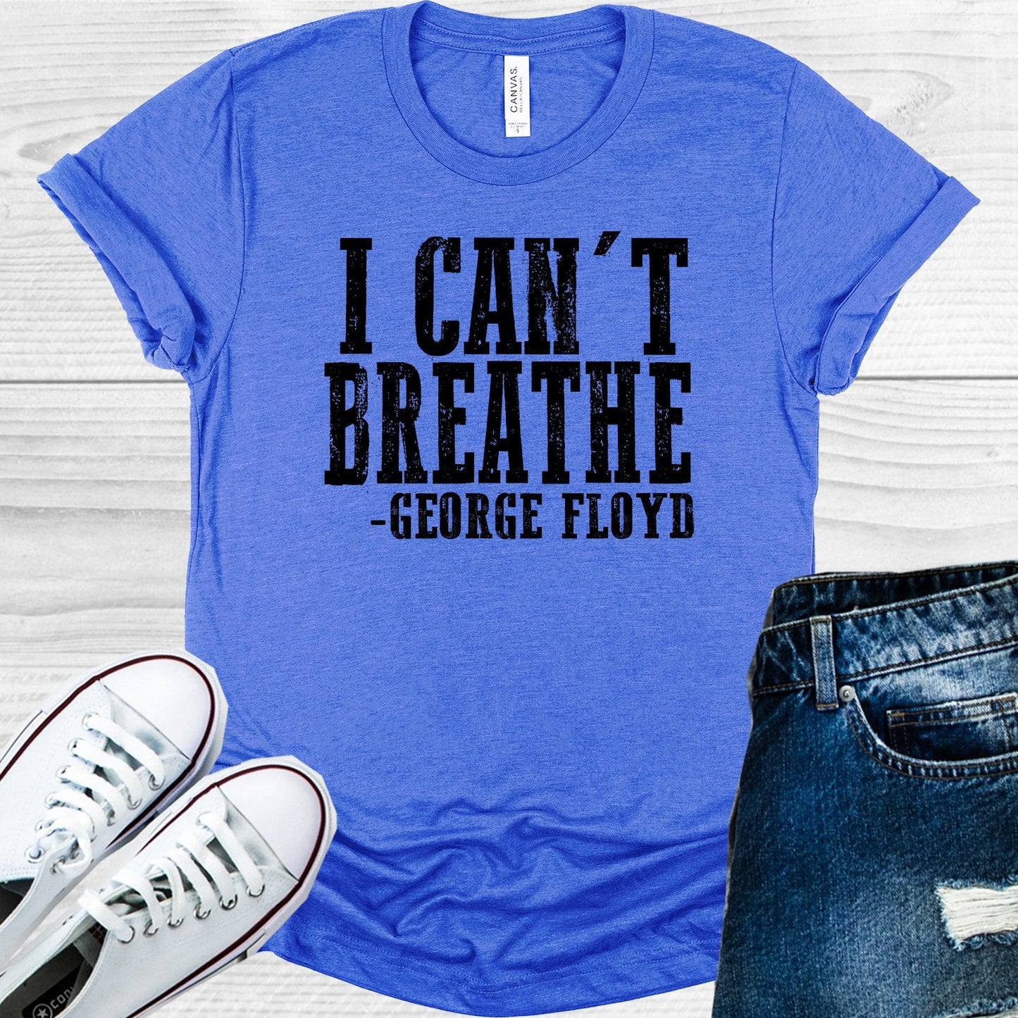 I Can't Breathe -George Floyd Graphic Tee