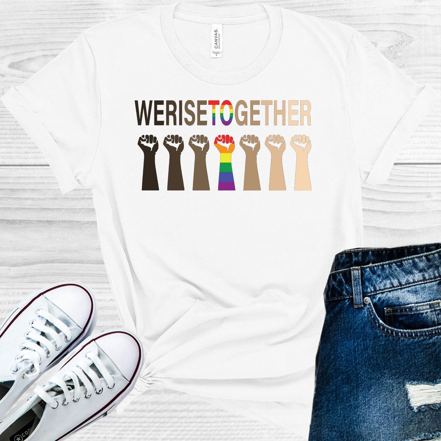 We Rise Together Graphic Tee