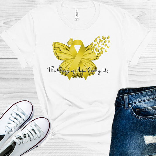The Wings of Hope Carry Us Graphic Tee