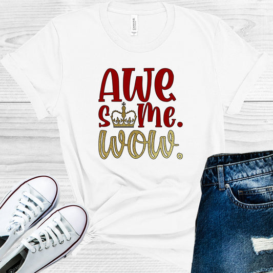 Awesome Wow Graphic Tee