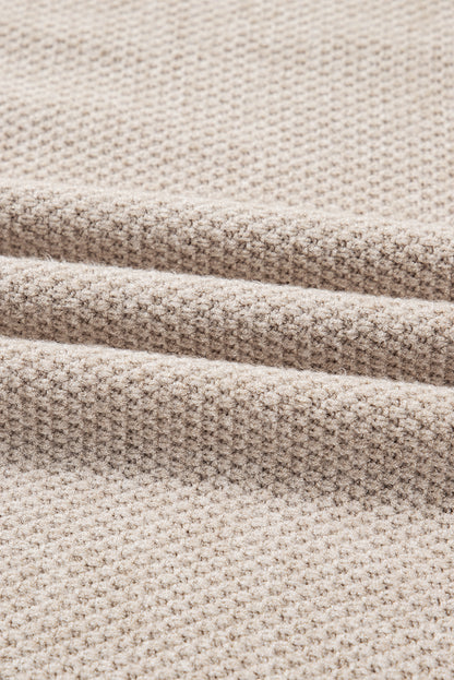 Parchment Colorblock Striped Sleeve Detail Knit Sweater