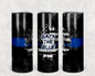 Back the Blue 20 oz Skinny Tumbler