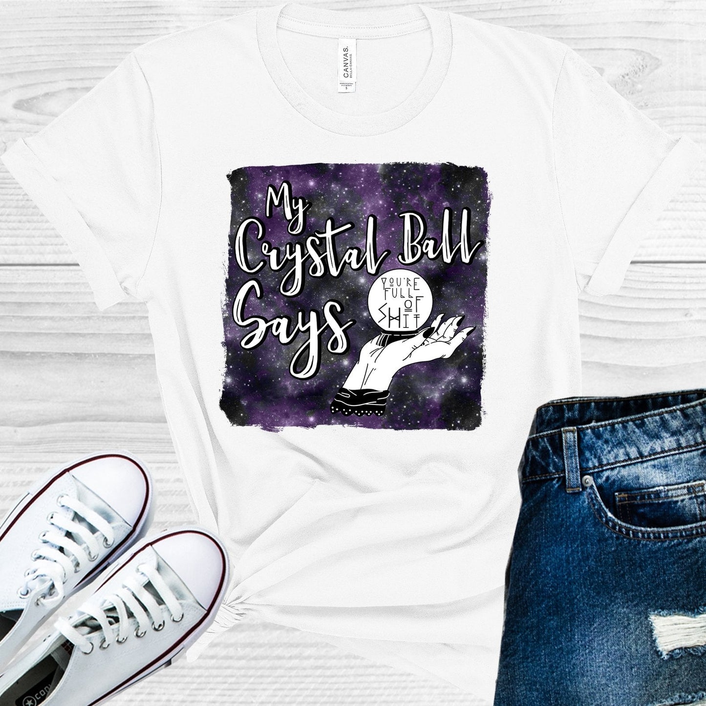 My Crystal Ball Says You're Full of S*** Graphic Tee