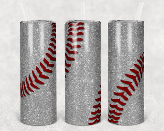 Baseball 20 oz Skinny Tumbler